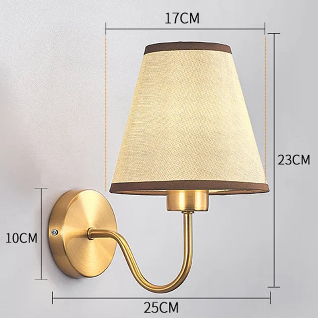 SoftGlow - lampa ścienna Retro Luxe