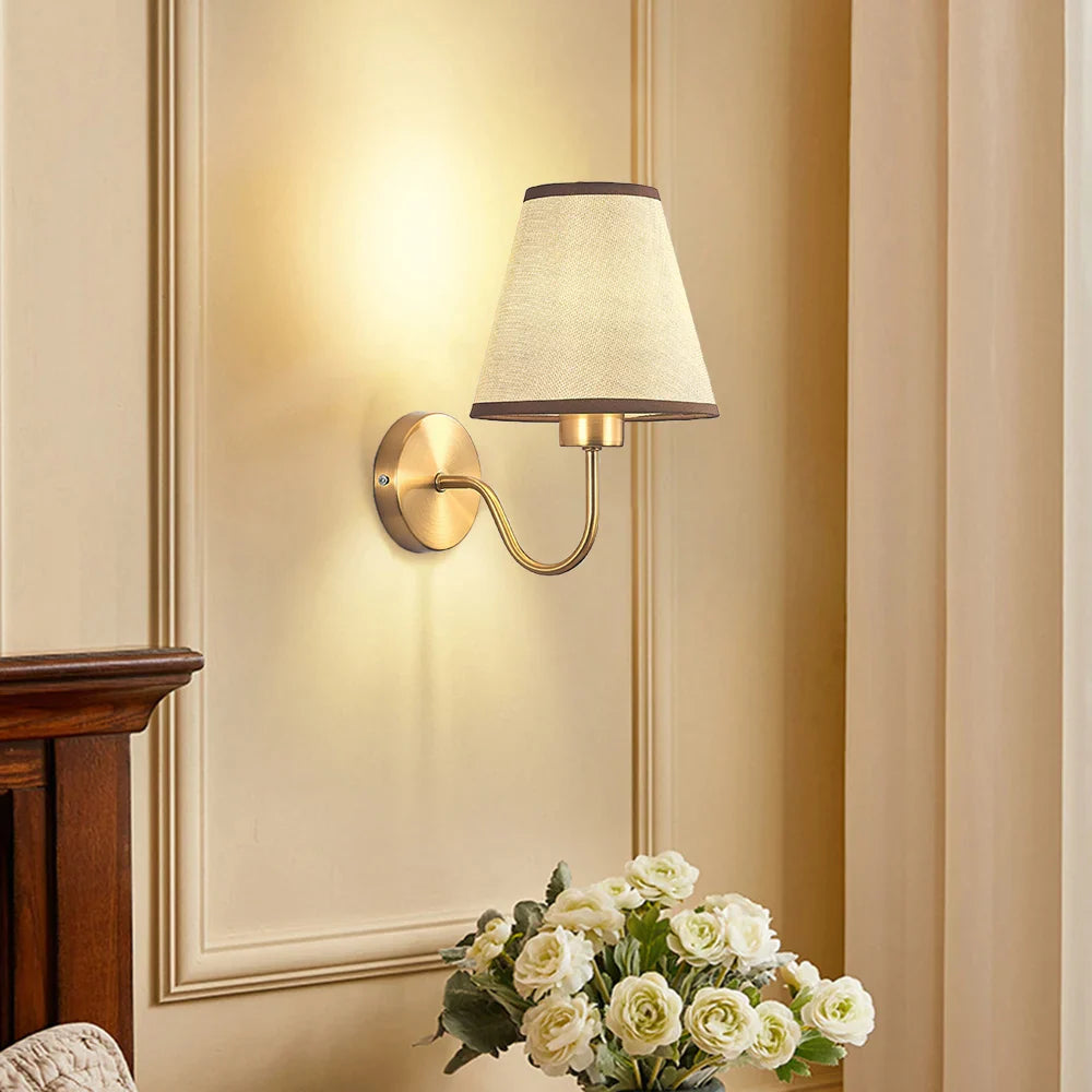 SoftGlow - lampa ścienna Retro Luxe