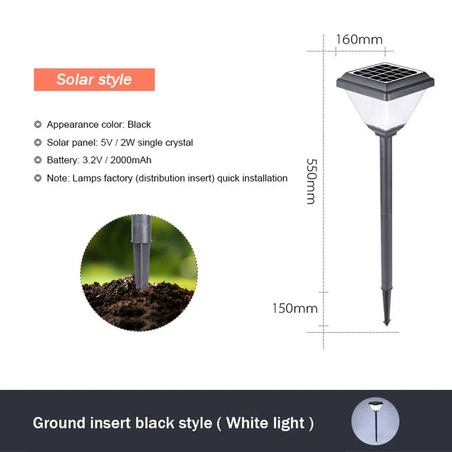 MoonlightMuse - Wodoodporna lampa solarna