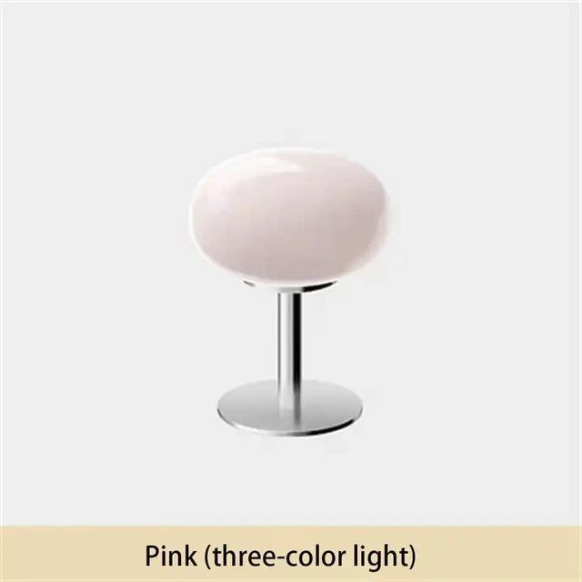 CreamPop - kremowa szklana lampa Lollipop