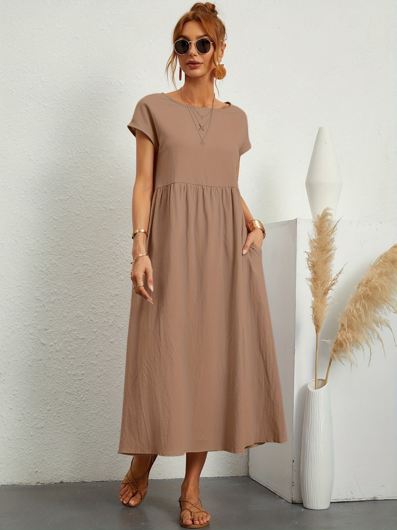 LB | Heike Airy sukienka maxi