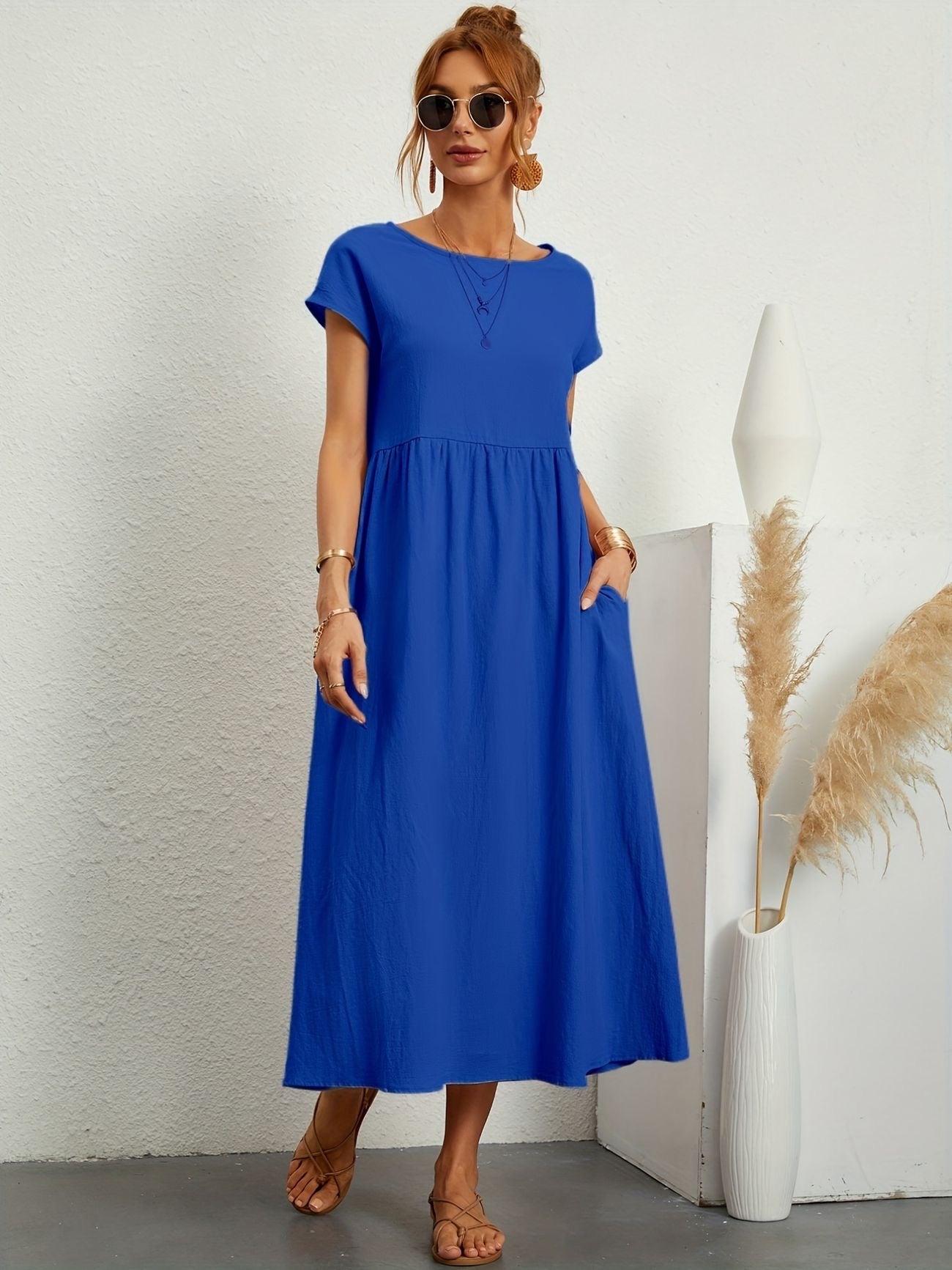 LB | Heike Airy sukienka maxi
