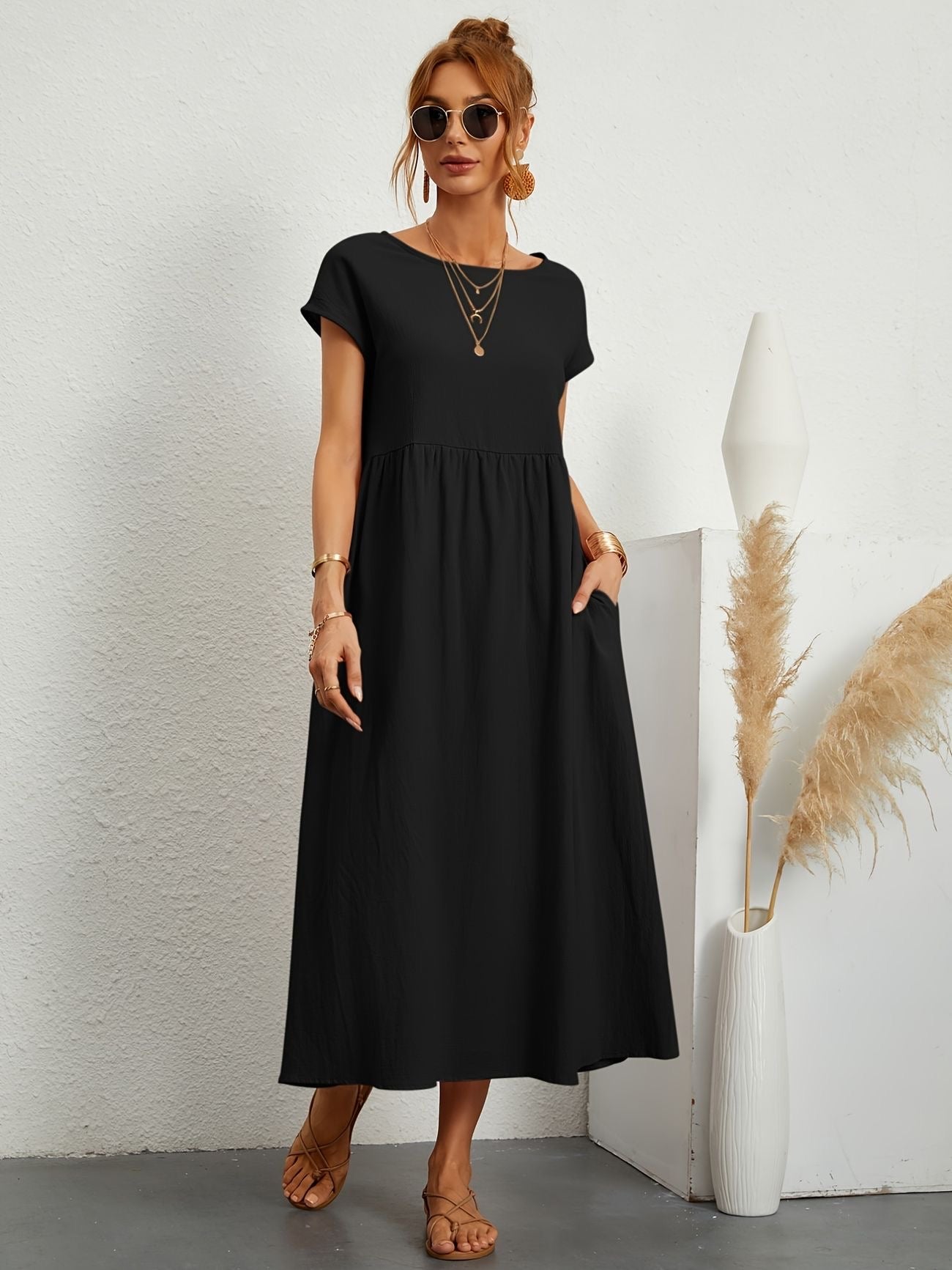 LB | Heike Airy sukienka maxi