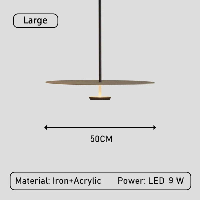 ChicCurve - Minimalistyczna lampa wisząca z pierścieniem