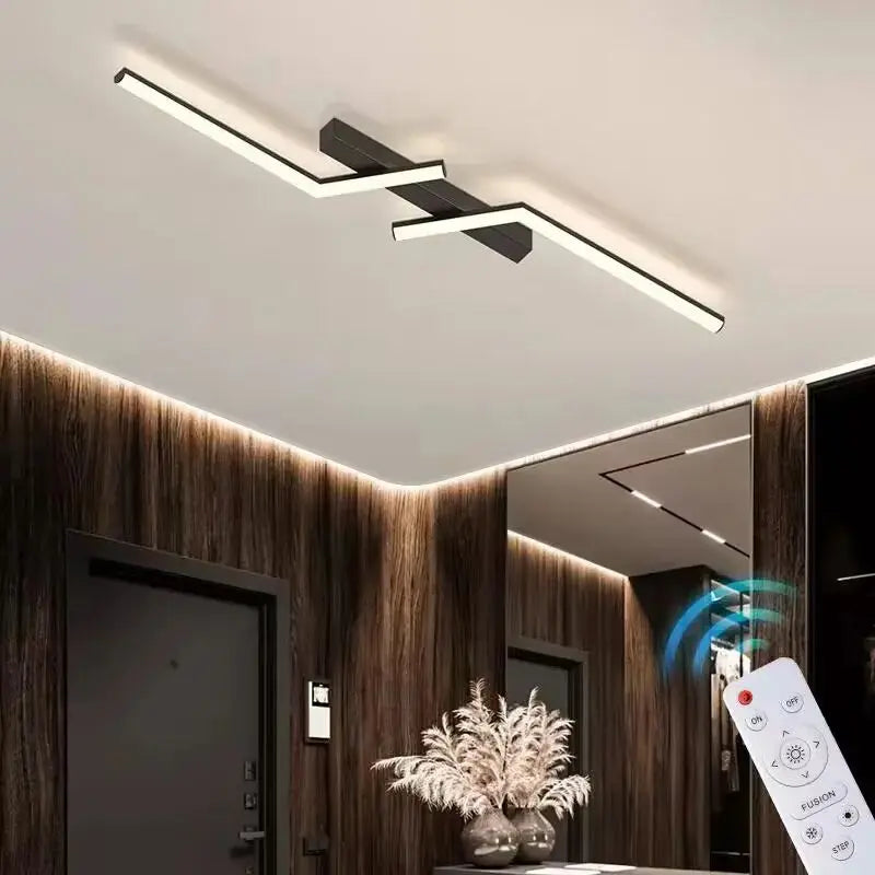 SleekGlow - lampa sufitowa z linią LED