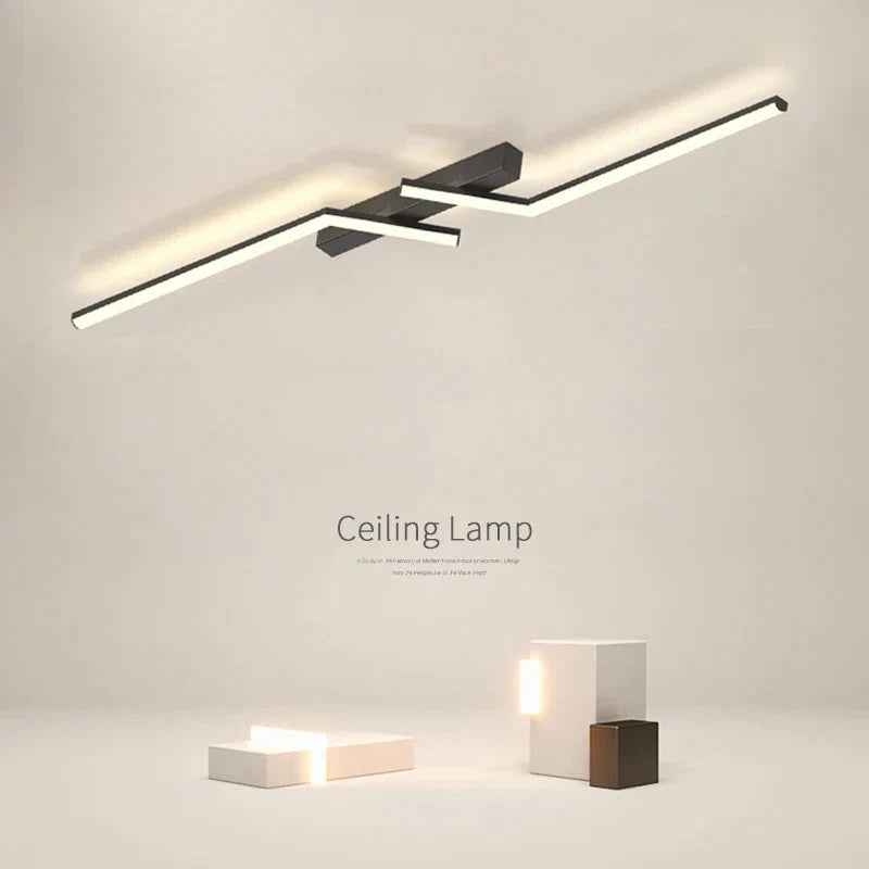 SleekGlow - lampa sufitowa z linią LED