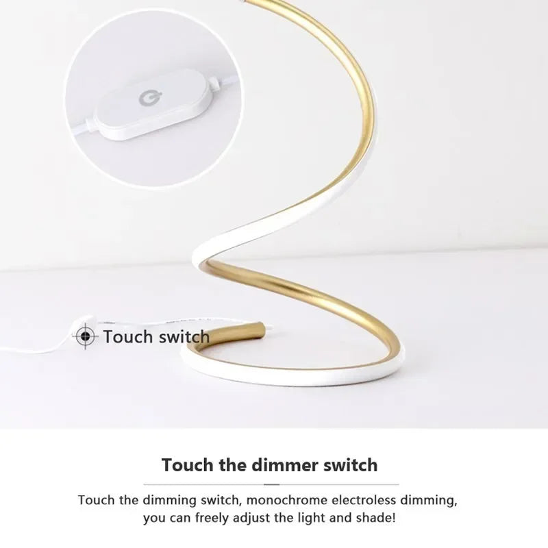 GlowStream - Nowoczesna lampa stołowa LED
