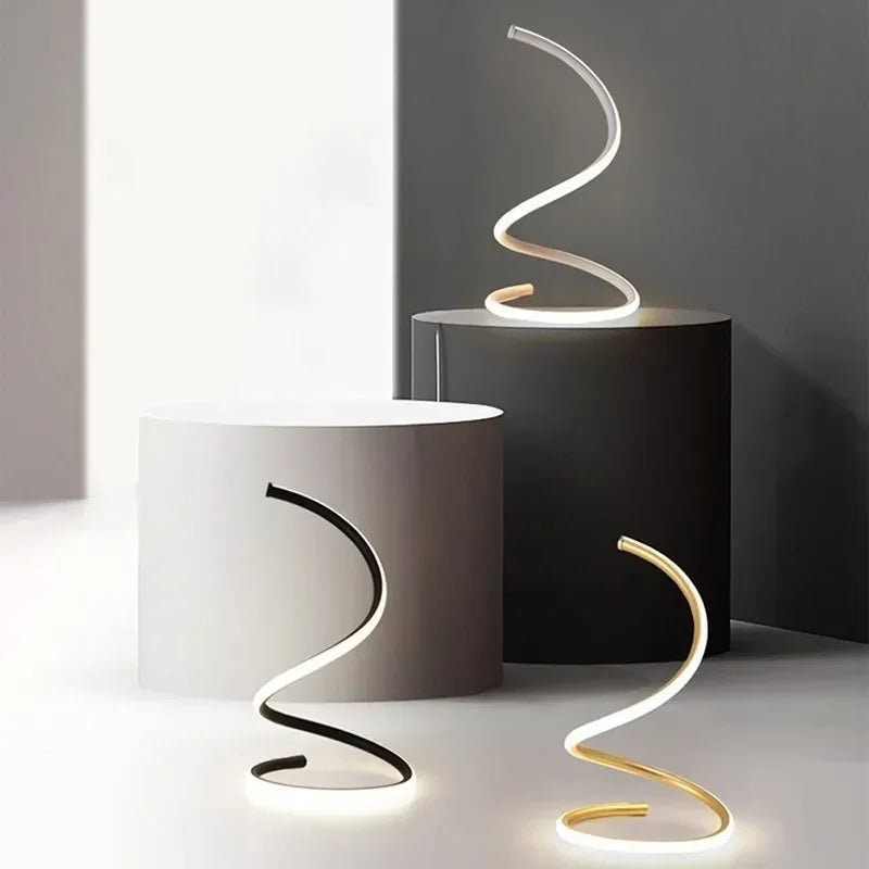 GlowStream - Nowoczesna lampa stołowa LED