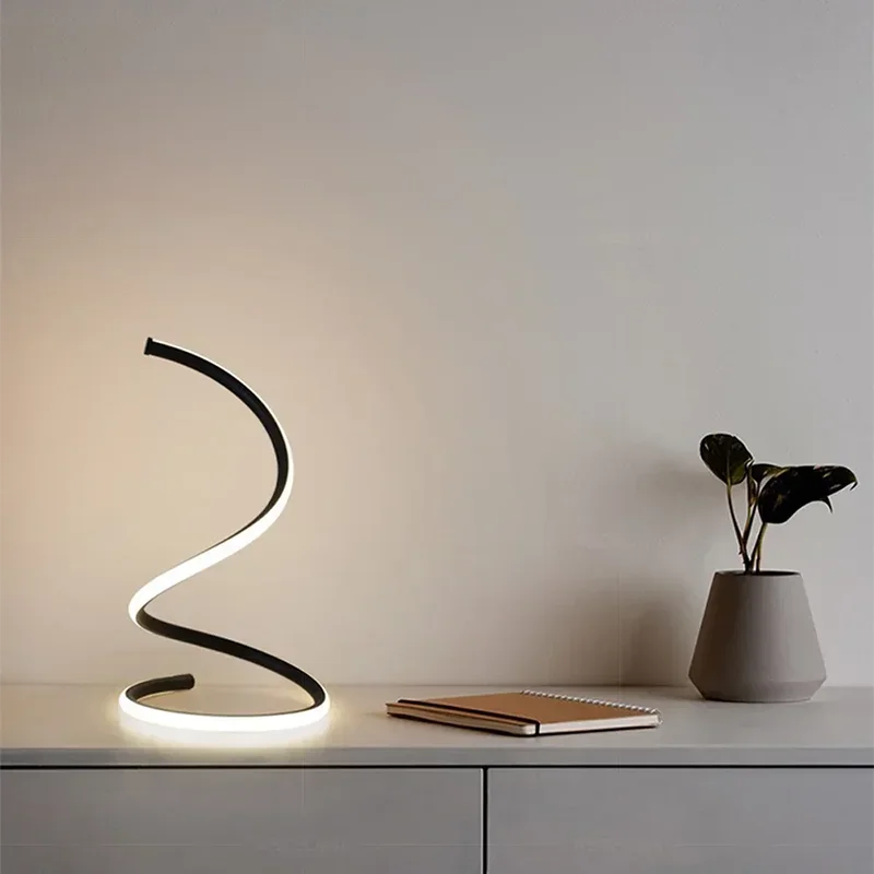 GlowStream - Nowoczesna lampa stołowa LED