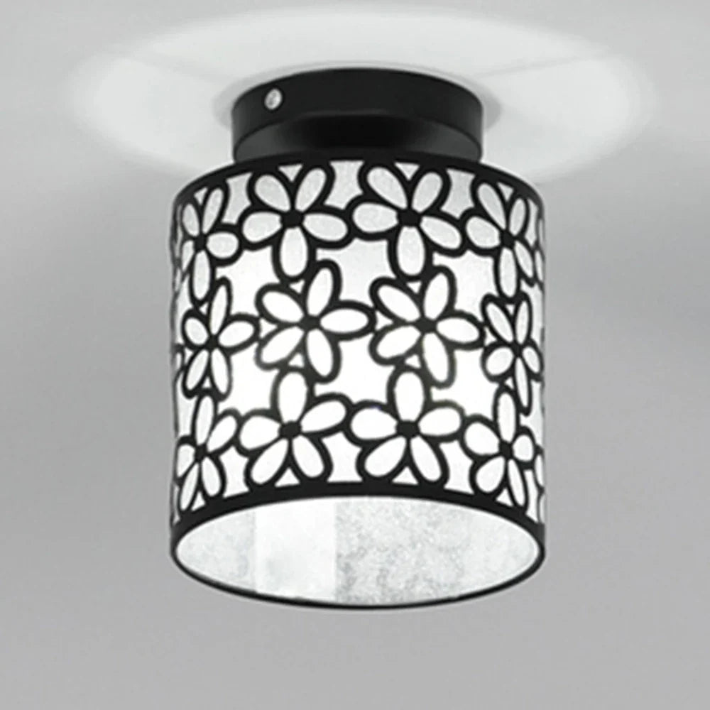 RadiantPetals - Lampa z kwiatowym nadrukiem