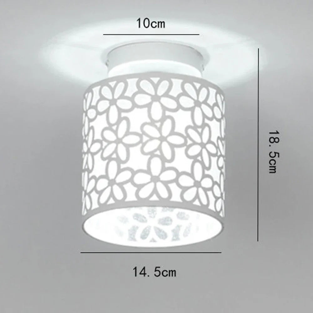 RadiantPetals - Lampa z kwiatowym nadrukiem