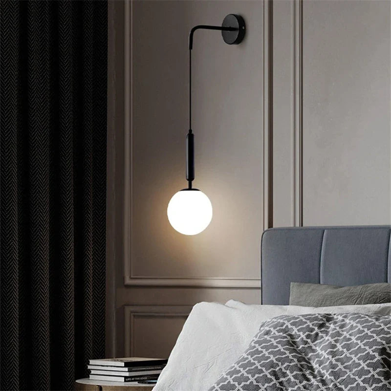 EclipseGlass - Nowoczesna szklana lampa ścienna