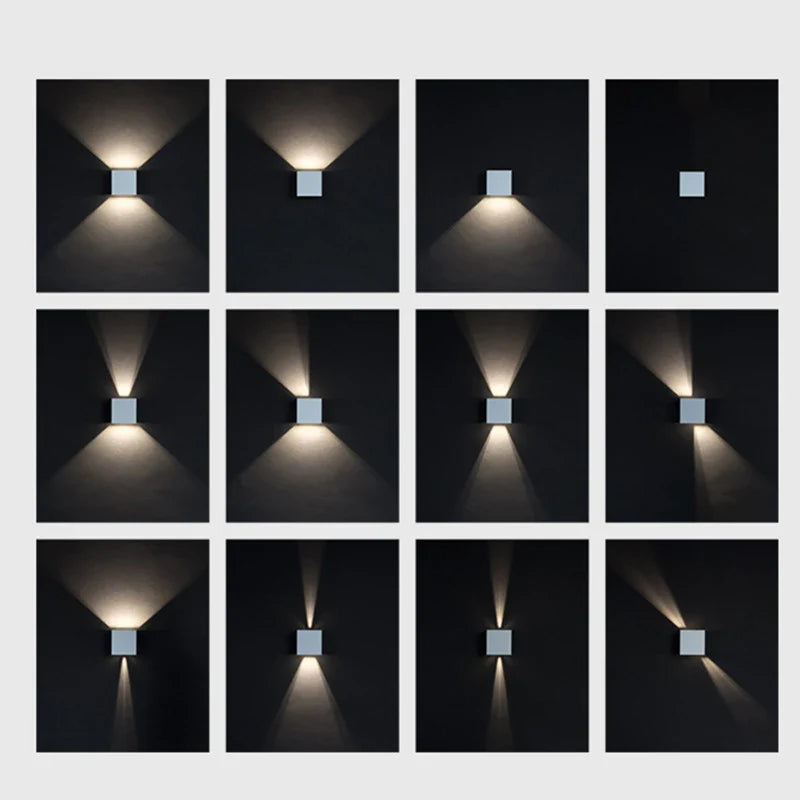 MetroLite - Elegancka lampa ścienna do zastosowań zewnętrznych