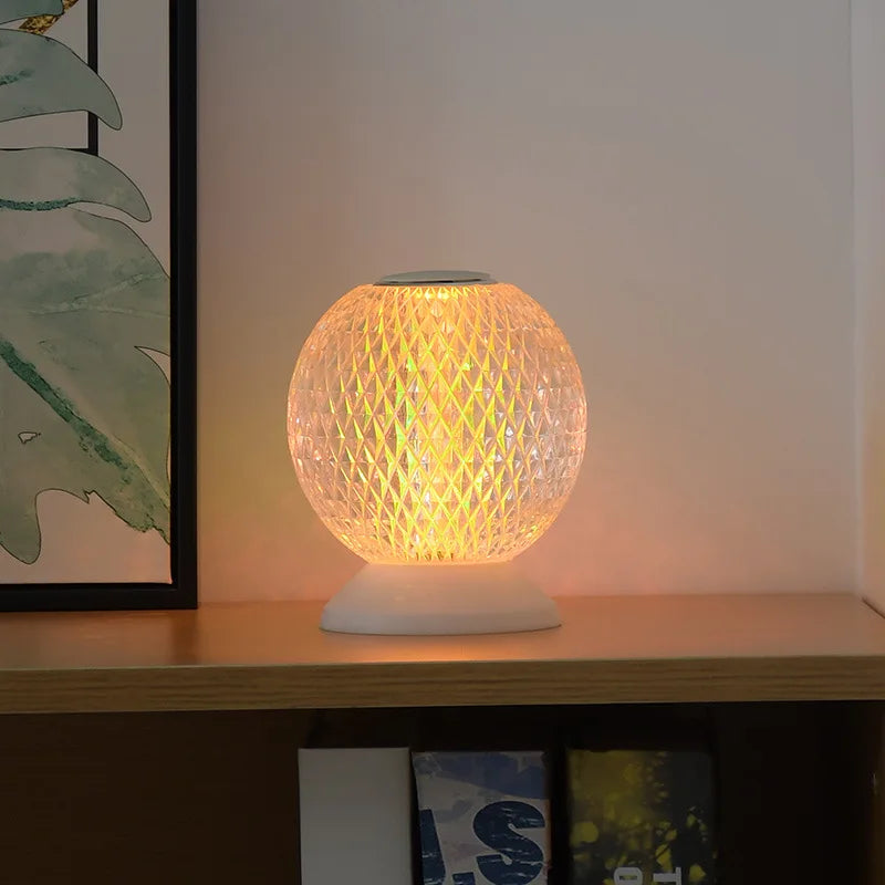 ModCrystal - nowoczesna bezprzewodowa kryształowa lampa stołowa
