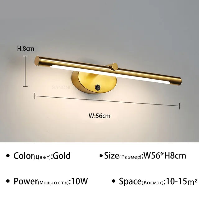 UltraLuxe - Nowoczesna lampa ścienna Led