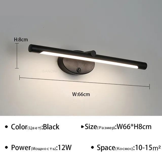 UltraLuxe - Nowoczesna lampa ścienna Led