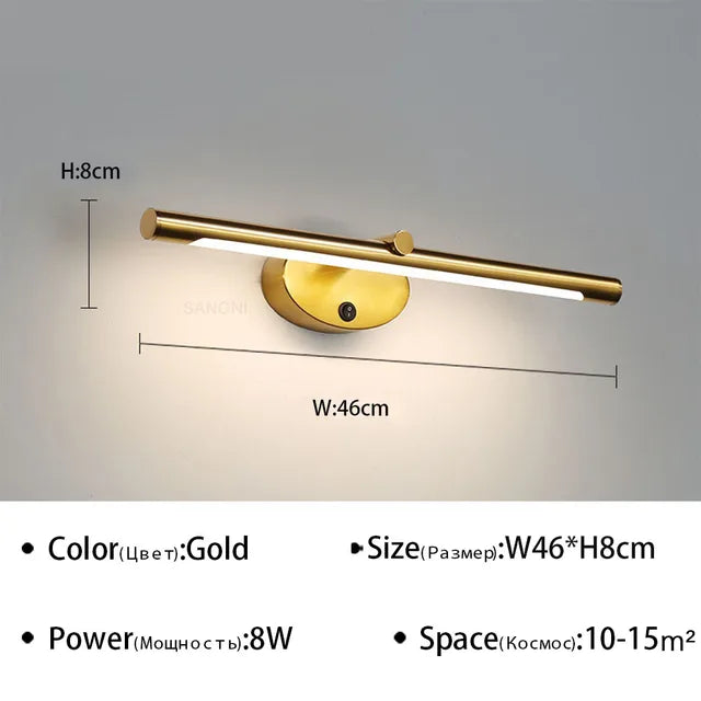 UltraLuxe - Nowoczesna lampa ścienna Led