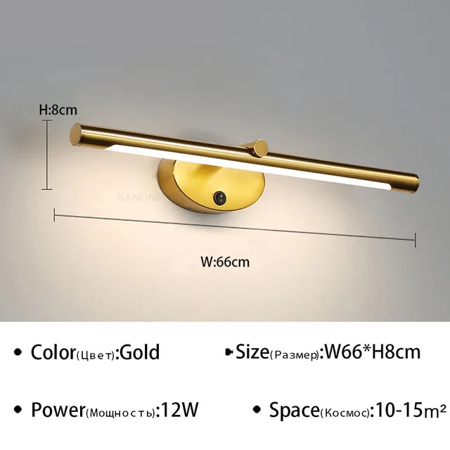 UltraLuxe - Nowoczesna lampa ścienna Led