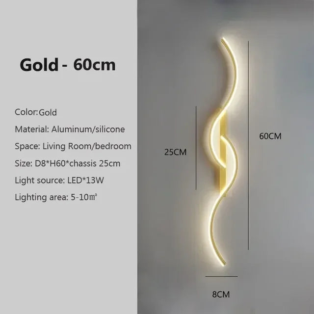 IronEssence - Minimalistyczna lampa ścienna