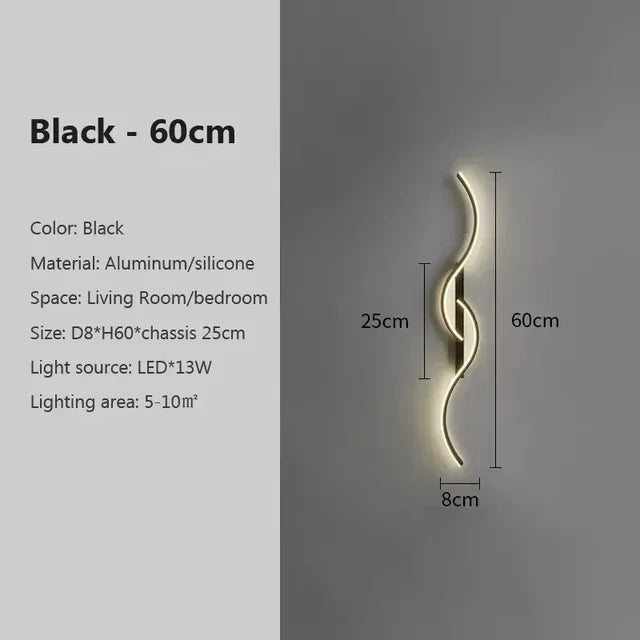 IronEssence - Minimalistyczna lampa ścienna