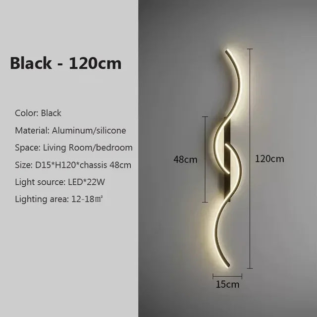 IronEssence - Minimalistyczna lampa ścienna
