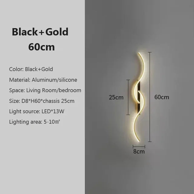 IronEssence - Minimalistyczna lampa ścienna