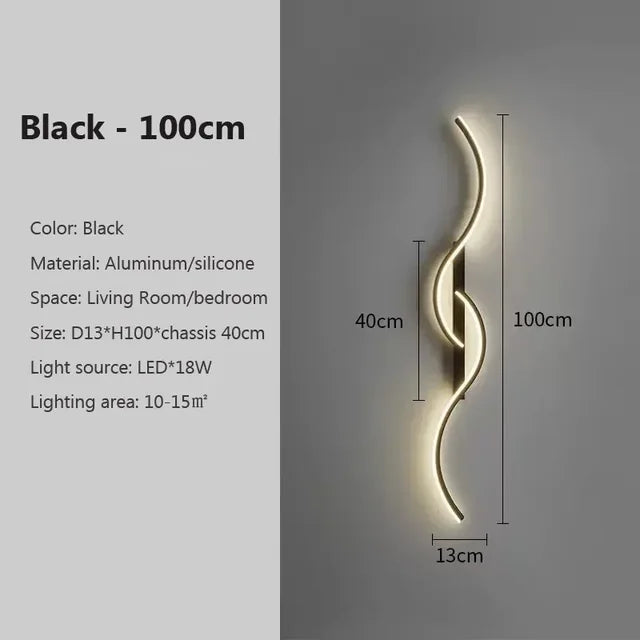 IronEssence - Minimalistyczna lampa ścienna