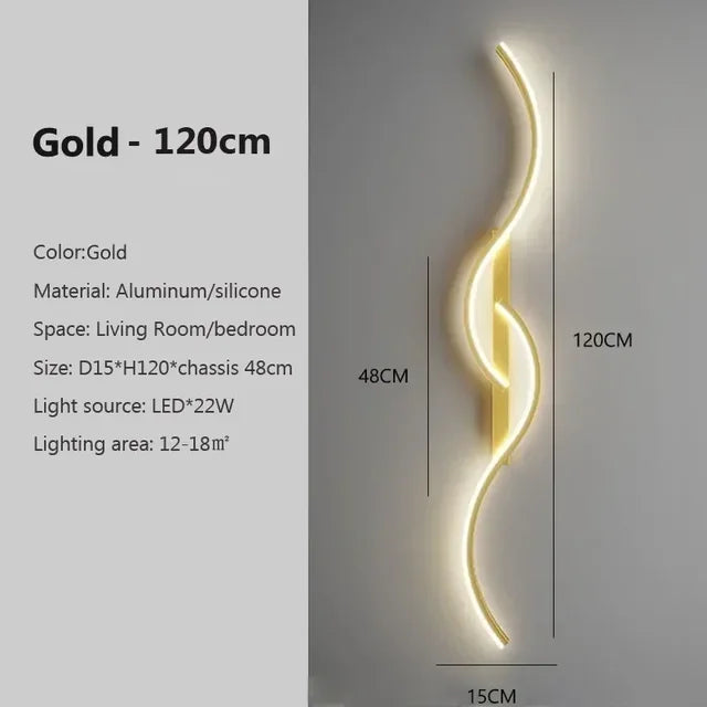 IronEssence - Minimalistyczna lampa ścienna