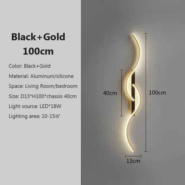 IronEssence - Minimalistyczna lampa ścienna