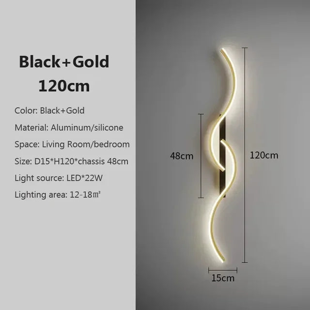 IronEssence - Minimalistyczna lampa ścienna