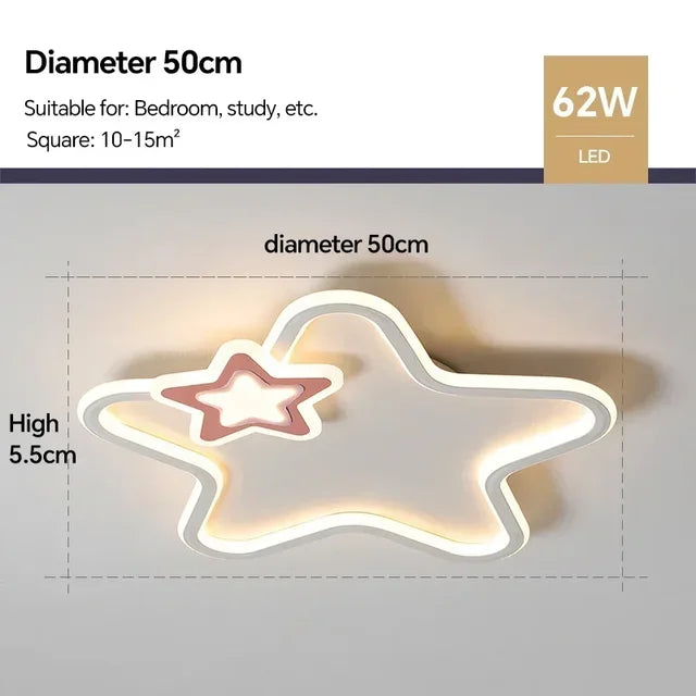 RadiantGlow - Nowoczesna lampa plafonowa Ster Led