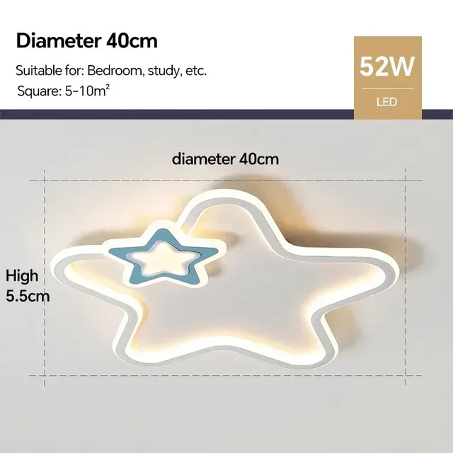 RadiantGlow - Nowoczesna lampa plafonowa Ster Led