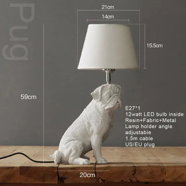 WoofGlow - lampa stołowa Puppy