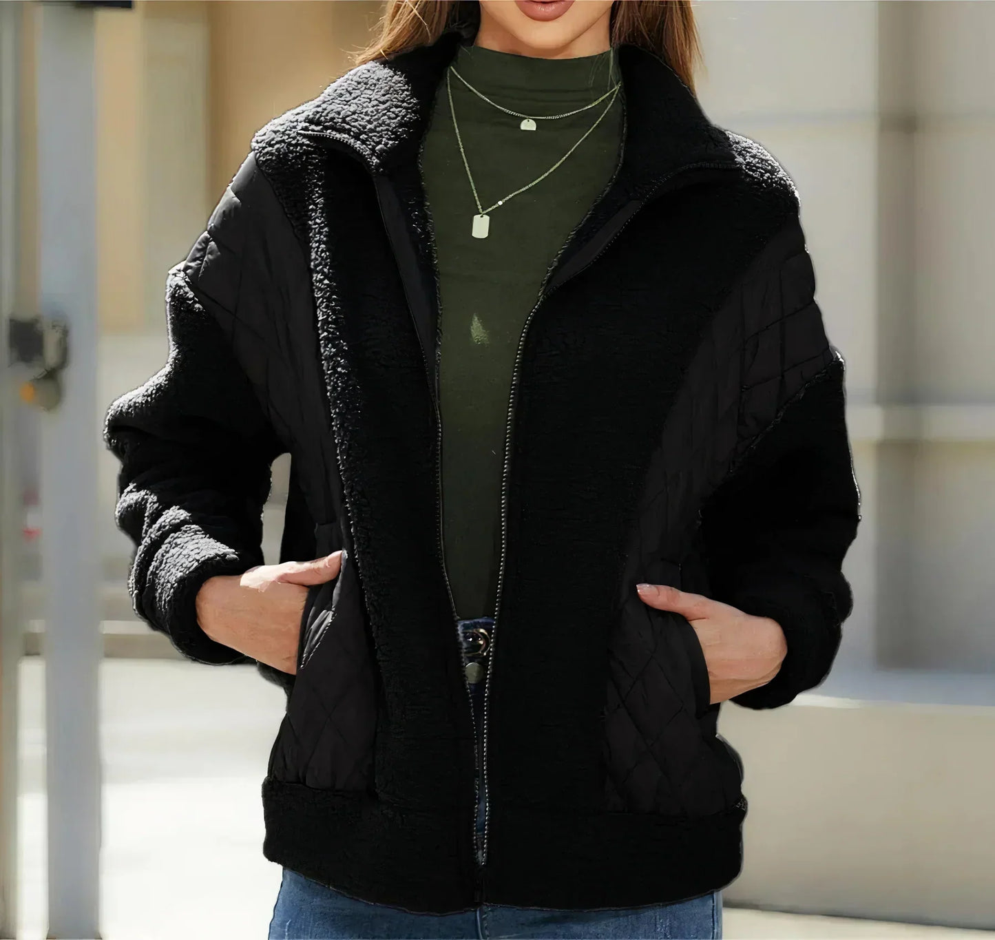 LB | Modna i elegancka kurtka zimowa