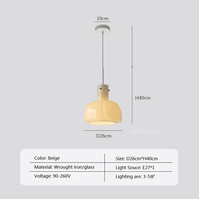 MedievalSimplicity - Lampa wisząca wykonana ze szkła