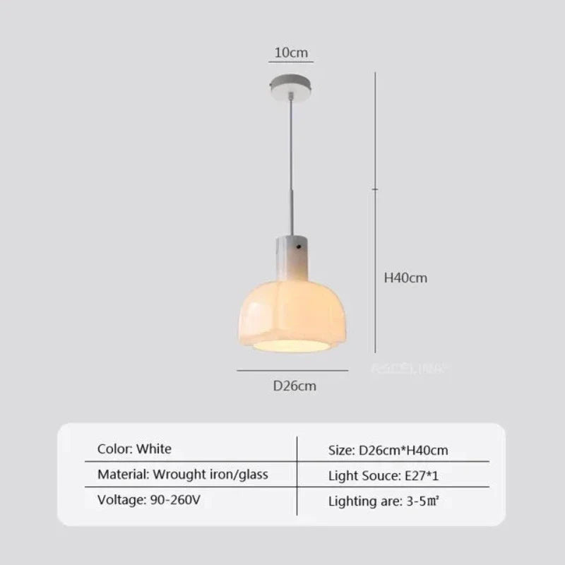 MedievalSimplicity - Lampa wisząca wykonana ze szkła