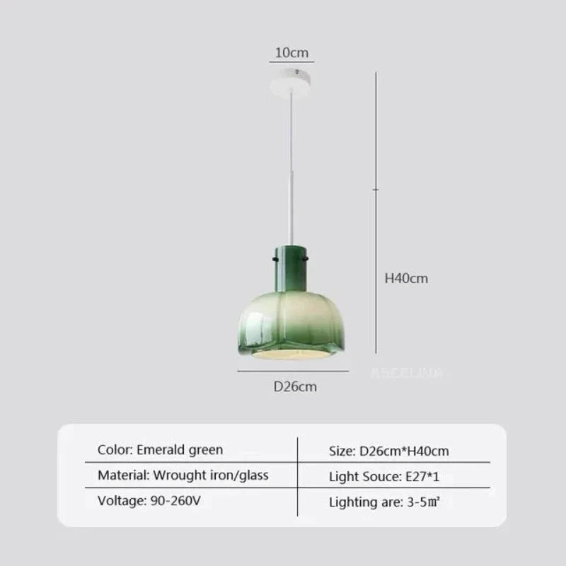 MedievalSimplicity - Lampa wisząca wykonana ze szkła