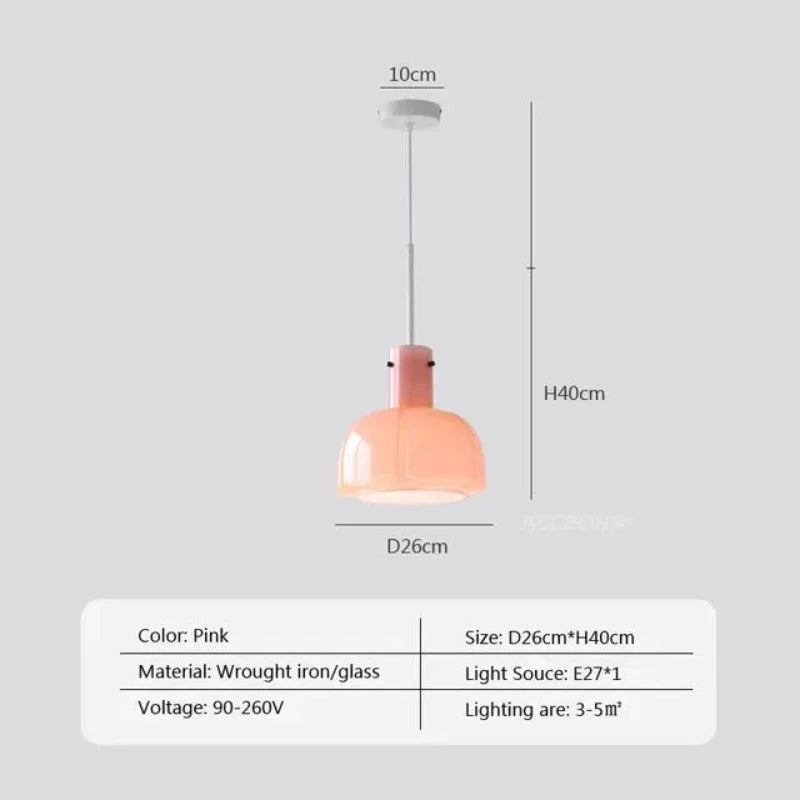 MedievalSimplicity - Lampa wisząca wykonana ze szkła
