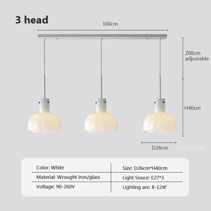 MedievalSimplicity - Lampa wisząca wykonana ze szkła