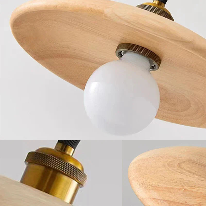 NordicNimbus - nordycka lampa wisząca wykonana z drewna