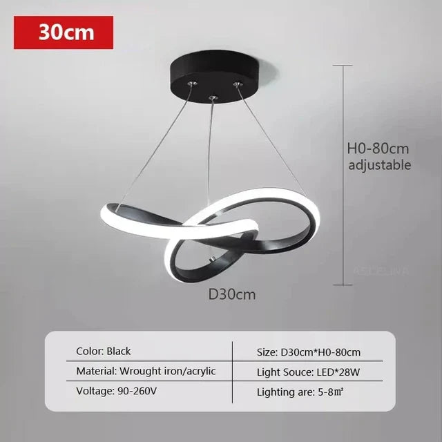 NordicBloom - skandynawska lampa sufitowa LED