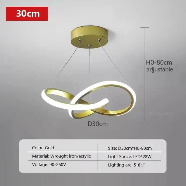 NordicBloom - skandynawska lampa sufitowa LED