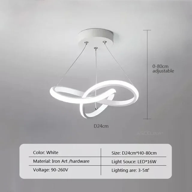 NordicBloom - skandynawska lampa sufitowa LED