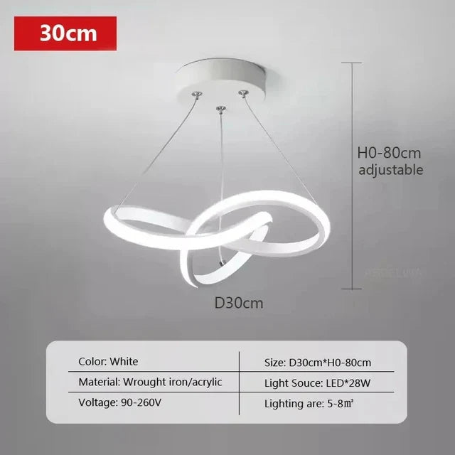 NordicBloom - skandynawska lampa sufitowa LED