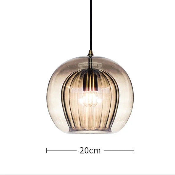 CrystalDroplet - Szklana lampa wisząca