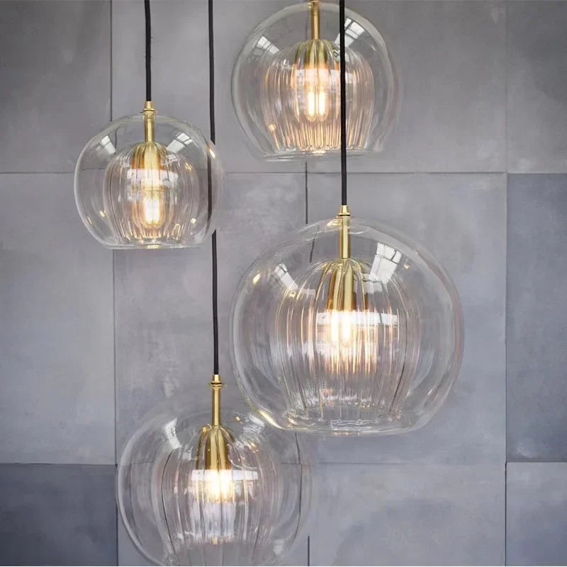 CrystalDroplet - Szklana lampa wisząca