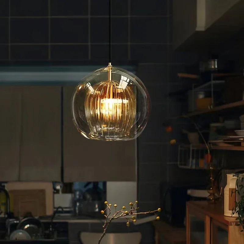 CrystalDroplet - Szklana lampa wisząca