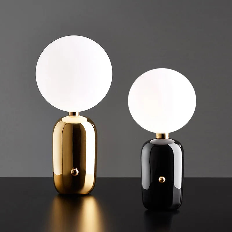 StylishGleam - Modna lampa stołowa