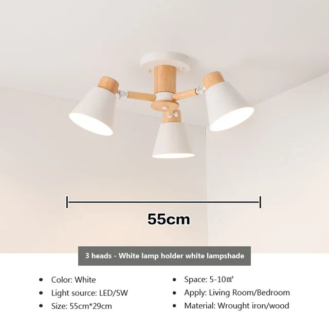 LuminaWood - lampa z litego drewna
