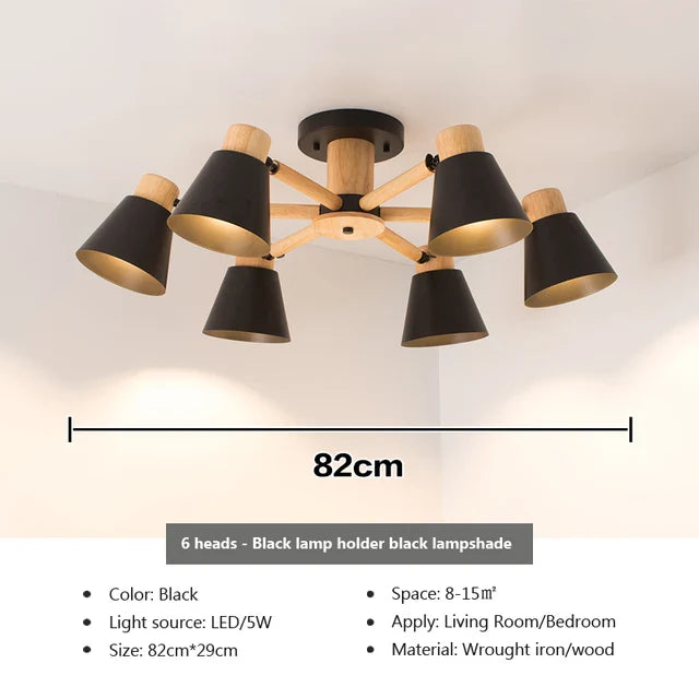 LuminaWood - lampa z litego drewna